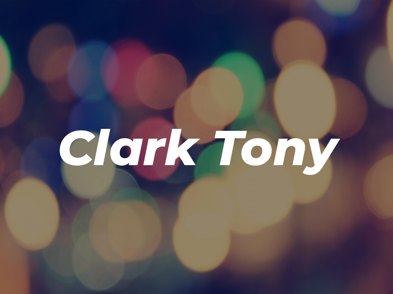 Clark Tony