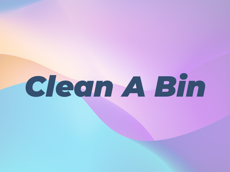 Clean A Bin