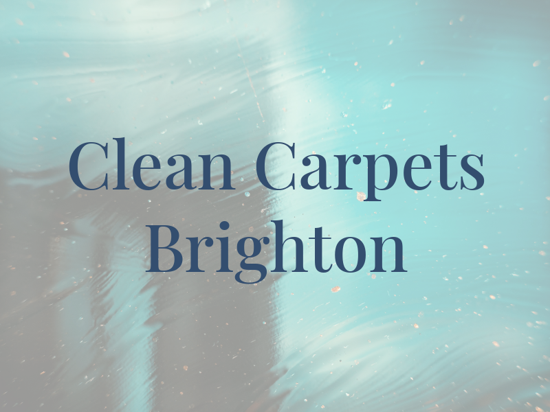 Clean Carpets Brighton