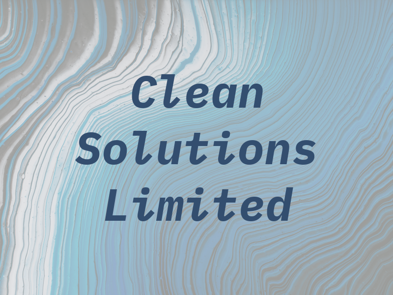 Clean Solutions Limited