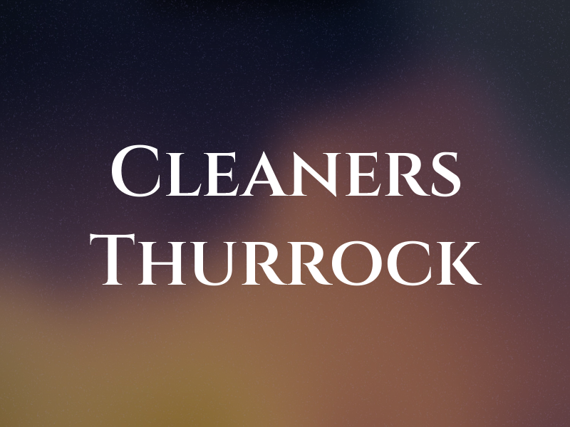 Cleaners Thurrock