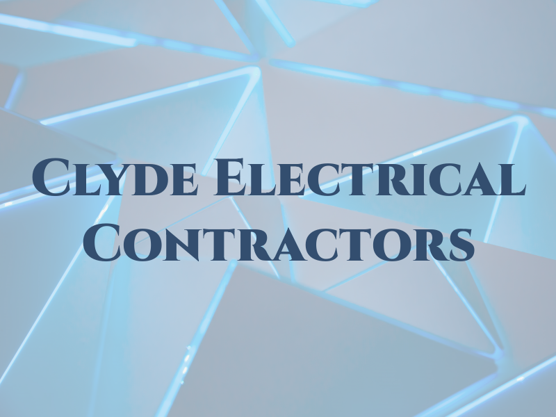 Clyde Electrical Contractors