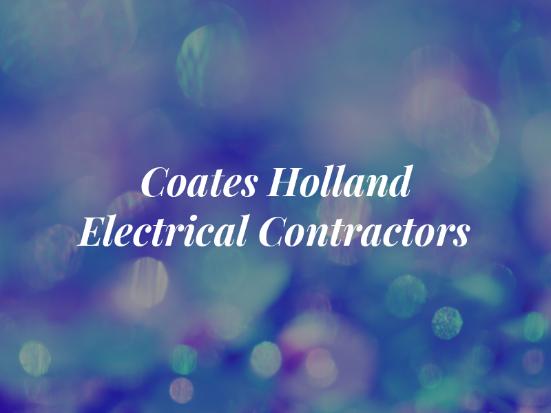 Coates & Holland Electrical Contractors