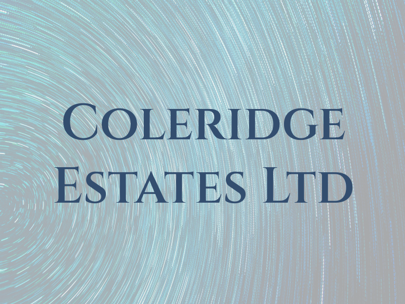 Coleridge Estates Ltd