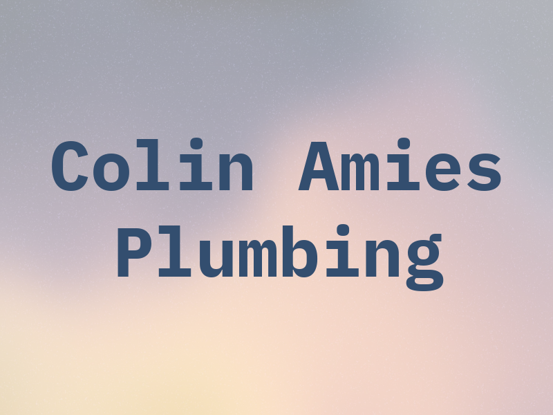 Colin Amies Plumbing