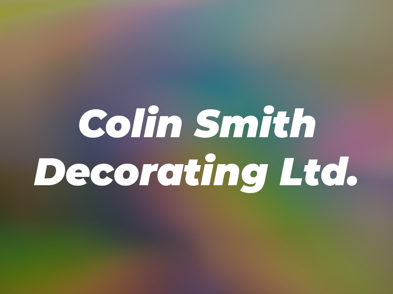 Colin Smith Decorating Ltd.