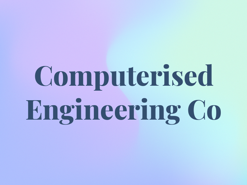 Computerised Engineering Co