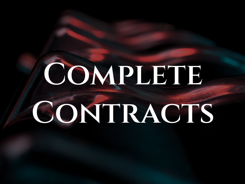 Complete Contracts