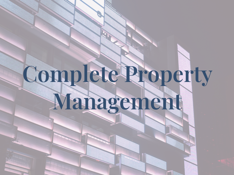 Complete Property Management