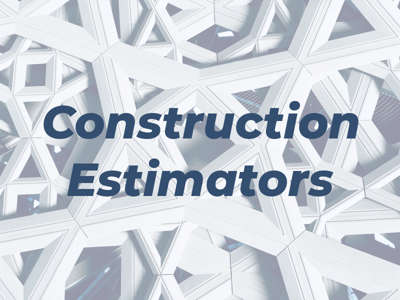 Construction Estimators