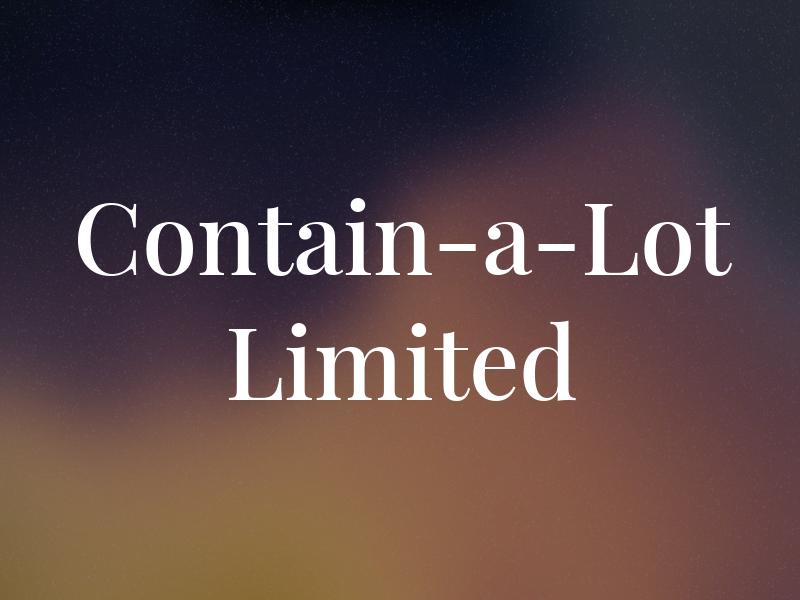 Contain-a-Lot Limited
