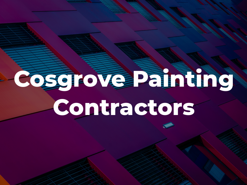 Cosgrove Painting Contractors Ltd