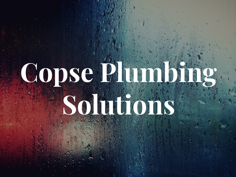 Copse Plumbing Solutions