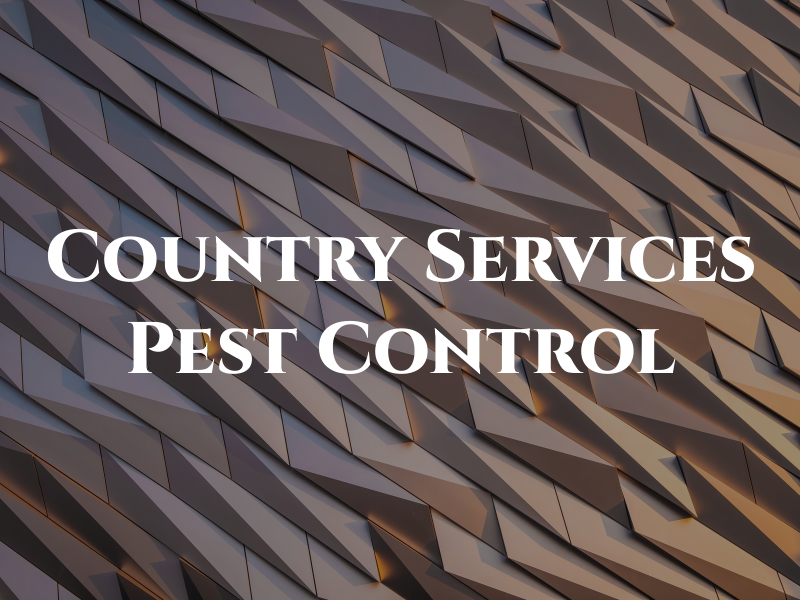 Country Services Pest Control