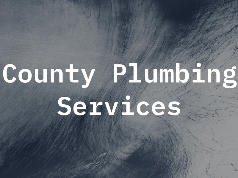 County Plumbing Services