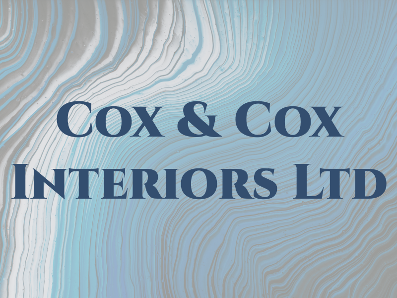 Cox & Cox Interiors Ltd