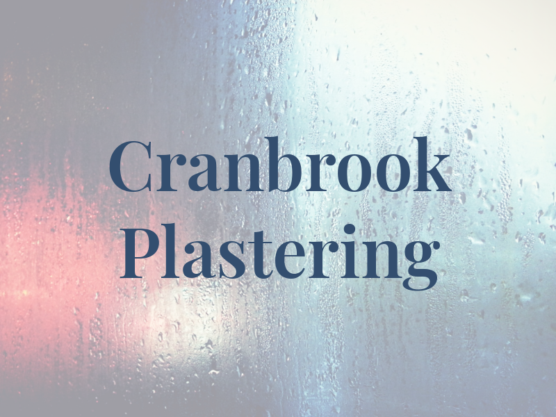 Cranbrook Plastering