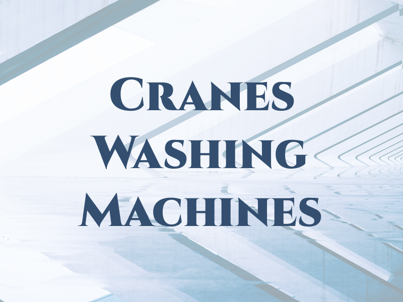 Cranes Washing Machines