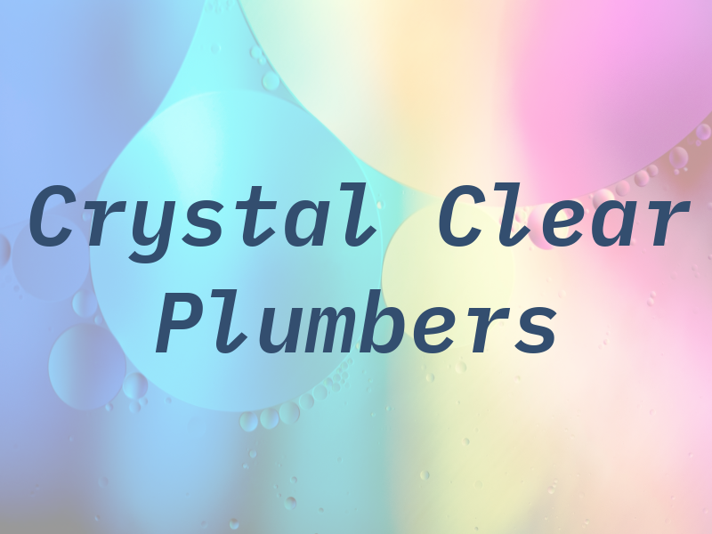 Crystal Clear Plumbers