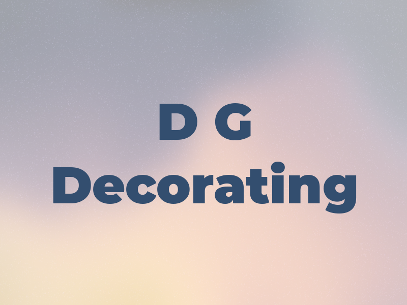 D G Decorating