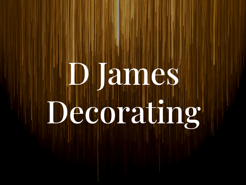 D James Decorating