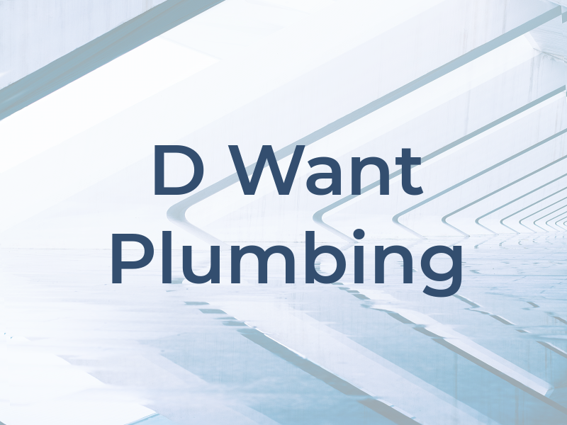 D Want Plumbing