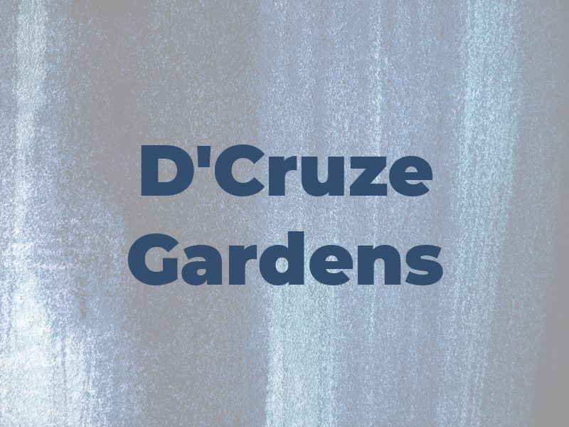 D'Cruze Gardens