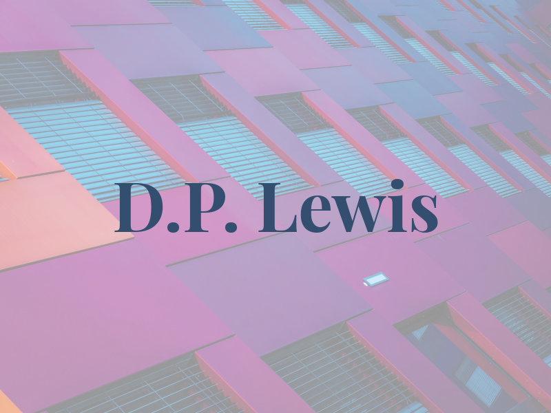 D.P. Lewis