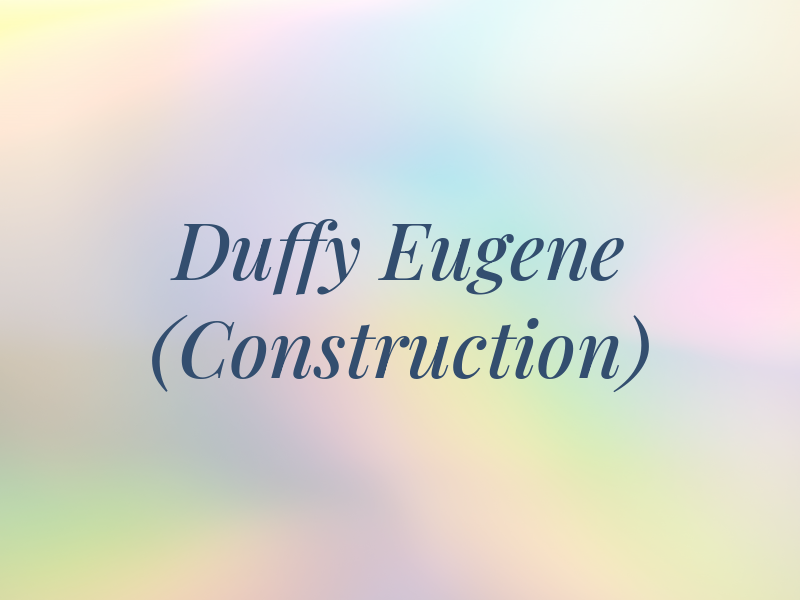 Duffy Eugene (Construction) Ltd