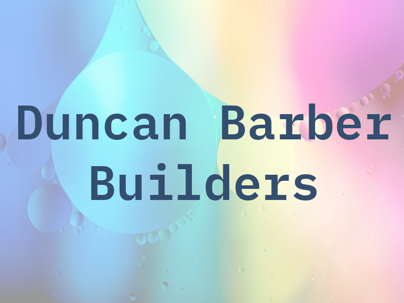 Duncan Barber Builders Ltd