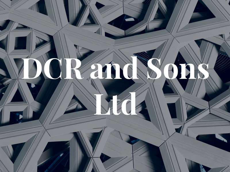 DCR and Sons Ltd