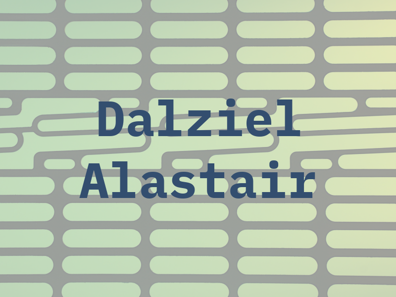 Dalziel Alastair