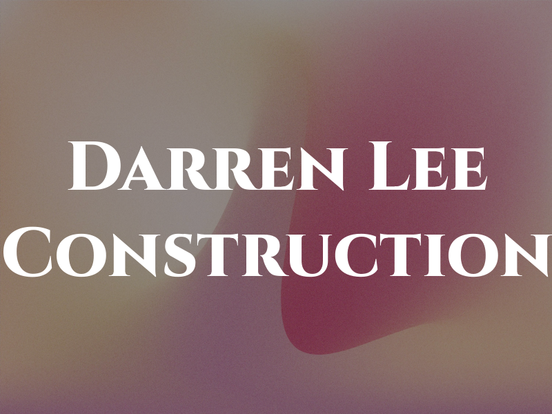 Darren Lee Construction
