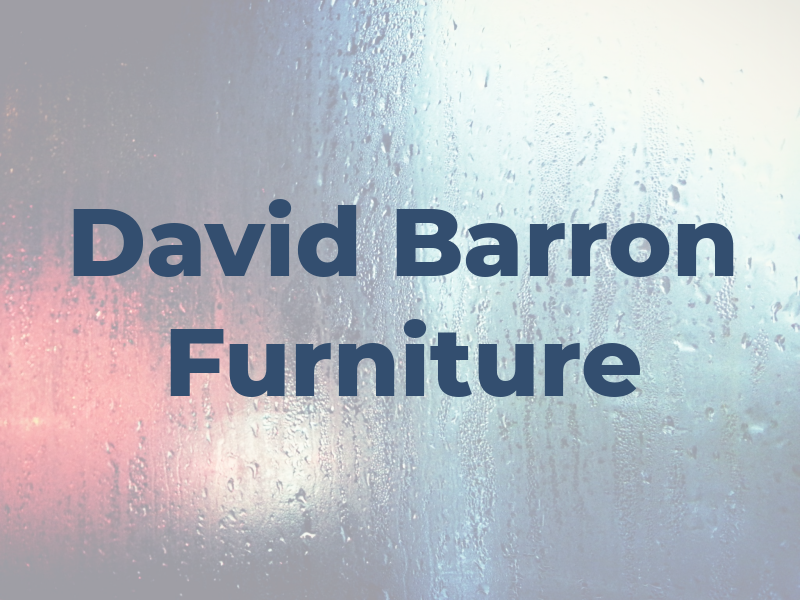 David Barron Furniture