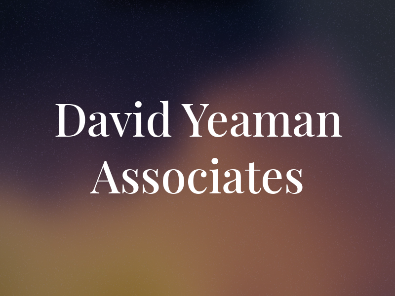 David R Yeaman & Associates Ltd