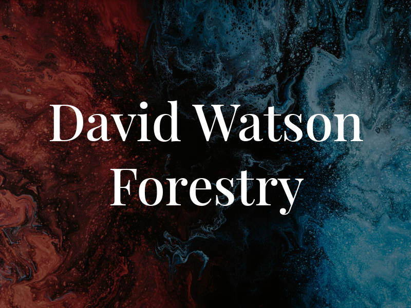 David Watson Forestry