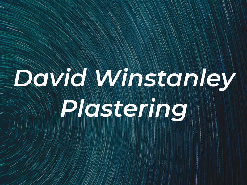 David Winstanley Plastering