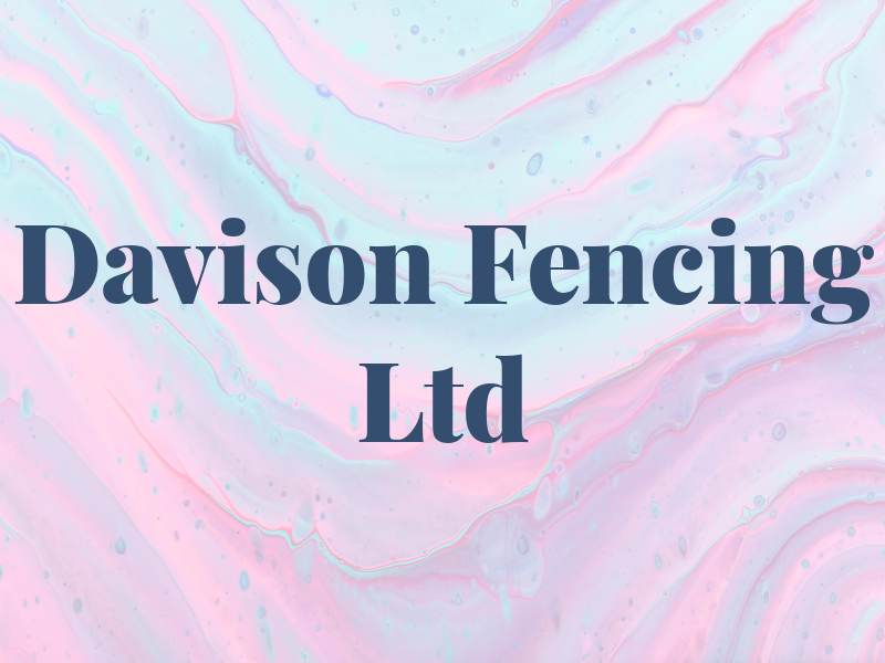 Davison Fencing Ltd