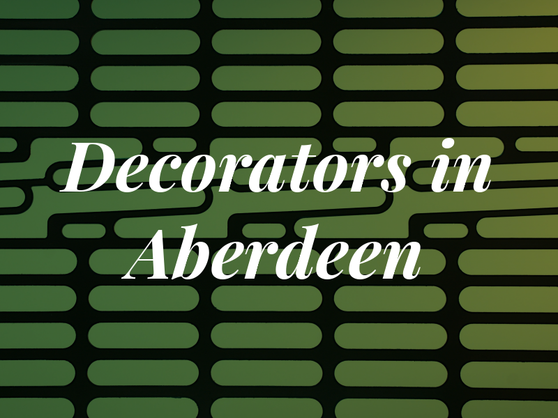 Decorators in Aberdeen