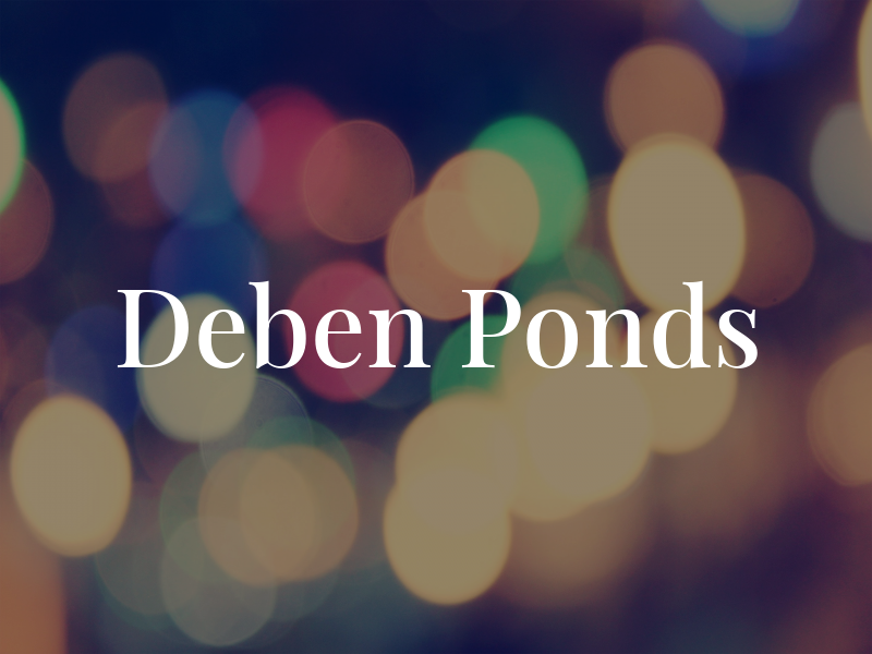 Deben Ponds