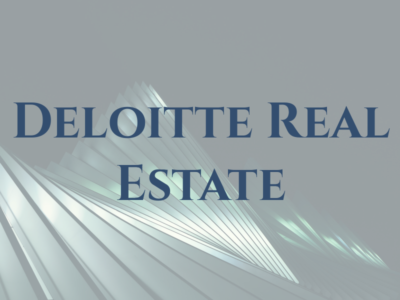Deloitte Real Estate
