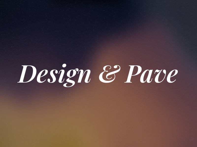 Design & Pave