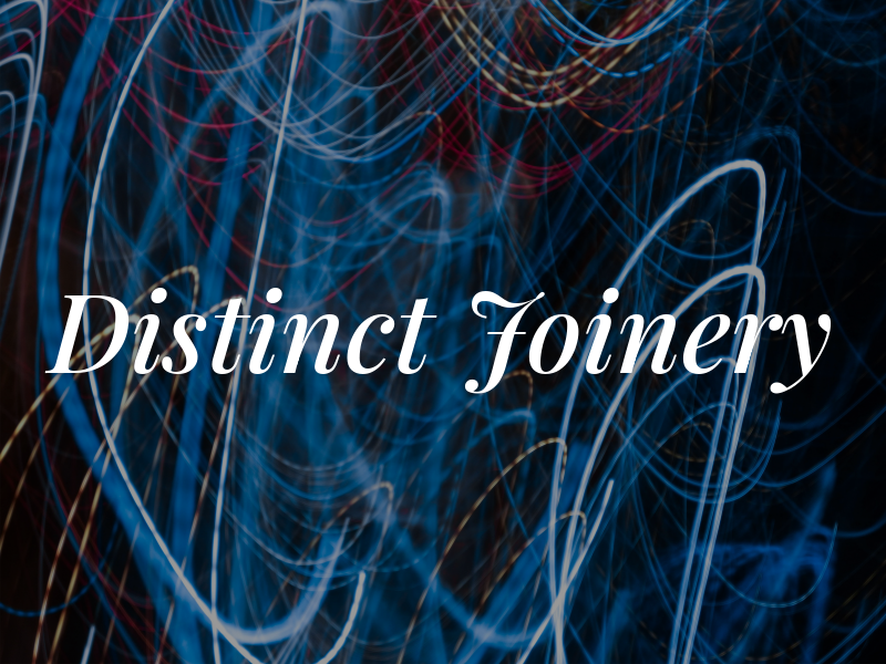 Distinct Joinery