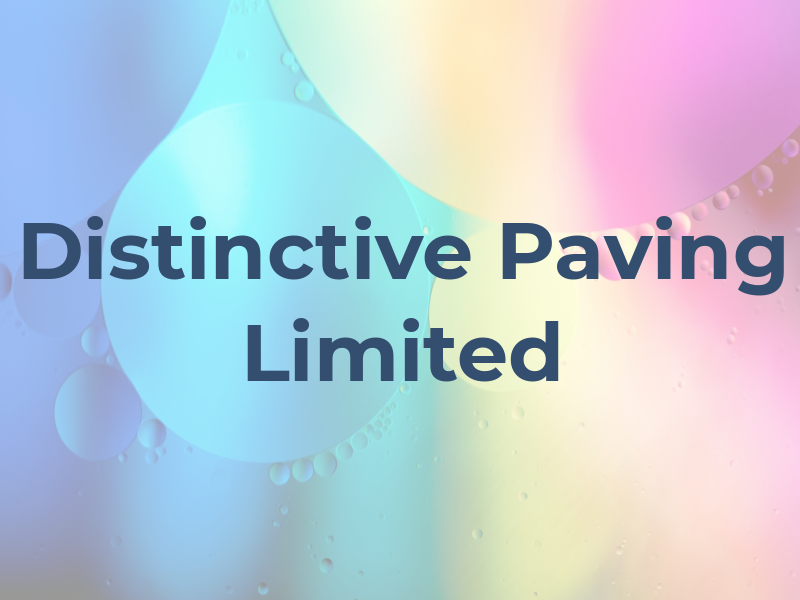 Distinctive Paving Limited