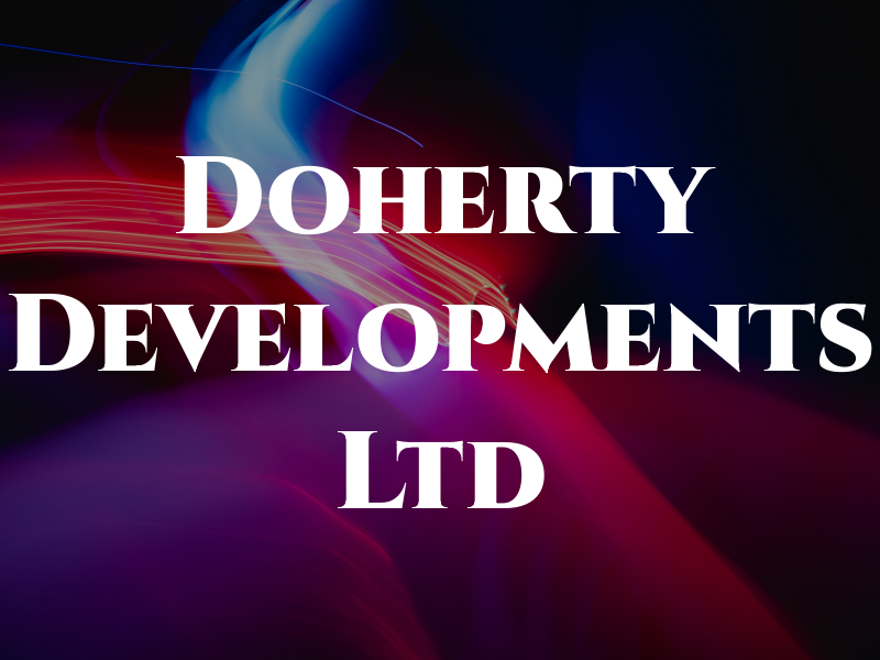 Doherty Developments Ltd