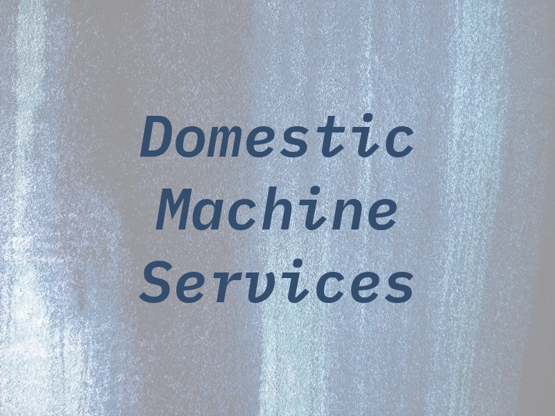 Domestic Machine Services