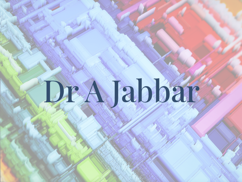 Dr A Jabbar