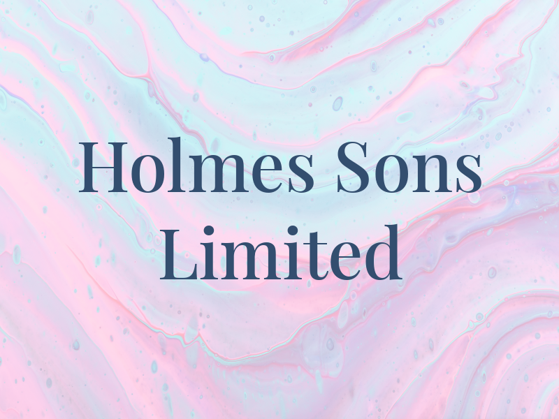 E. J. Holmes and Sons Limited
