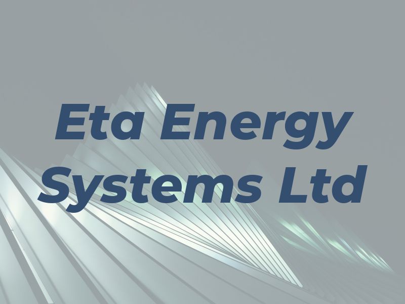 Eta Energy Systems Ltd