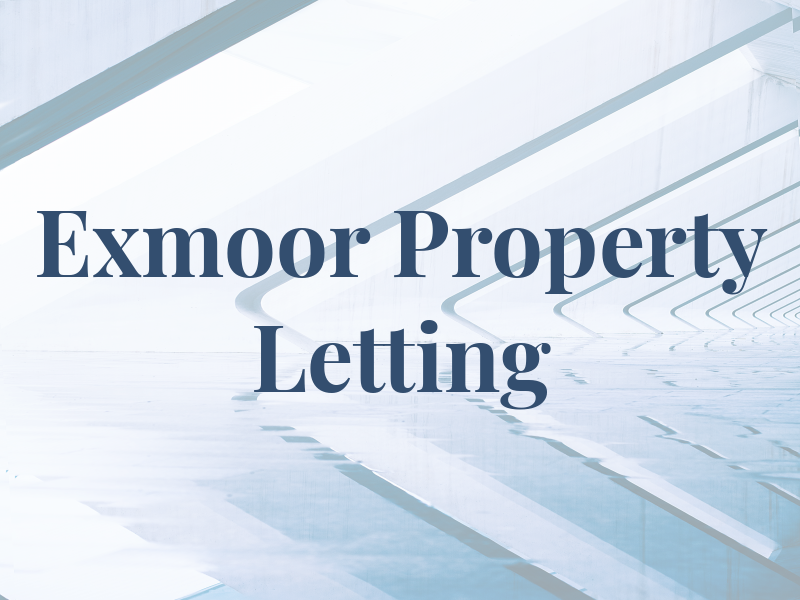 Exmoor Property Letting